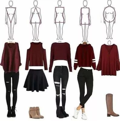 衣服搭配的不好看？那是因为你不了解自己的体型！女生必备体型分析与穿搭指南